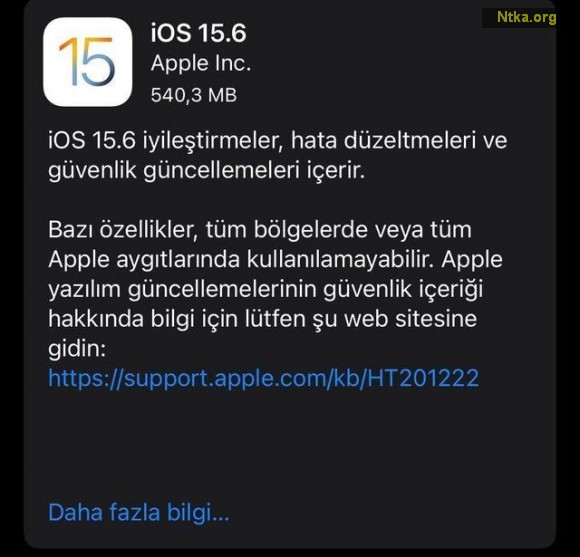 iOS 15.6 indir